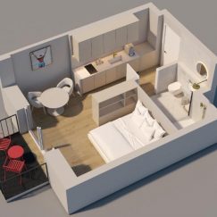 Studio-3D-Visualisierung