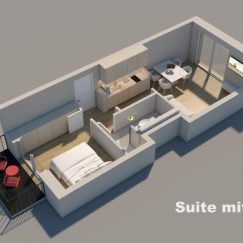 Suite-mit-Balkon-3D-Visualisierung